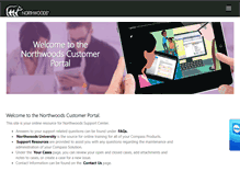 Tablet Screenshot of portal.teamnorthwoods.com